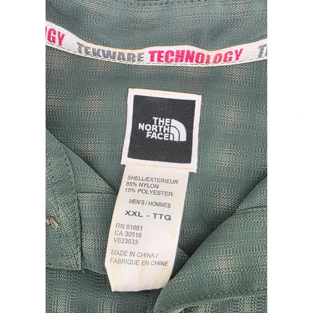 The North Face Tekware Shirt Gorpcore Vintage Mens Size XXL Short Sleeve Green